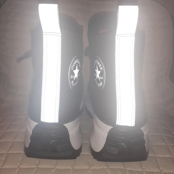 Converse Run Star Hike EUC' Textured Felt/Canvas Dark Gray/Black. M 7 W 8.5 - Picture 5 of 8